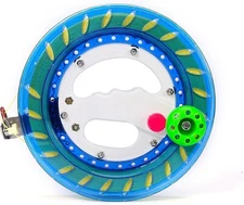 Kite Reel and Line - 8 Inch Dia with 1000ft High Strength String (Blue)