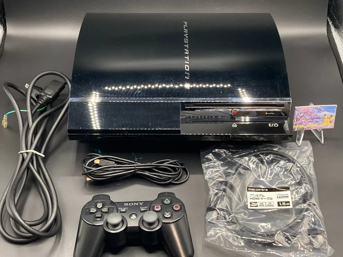 Sony PlayStation 3 PS3 CECHA00 60GB First Model Black Console PS1 PS2  【Overhaul】