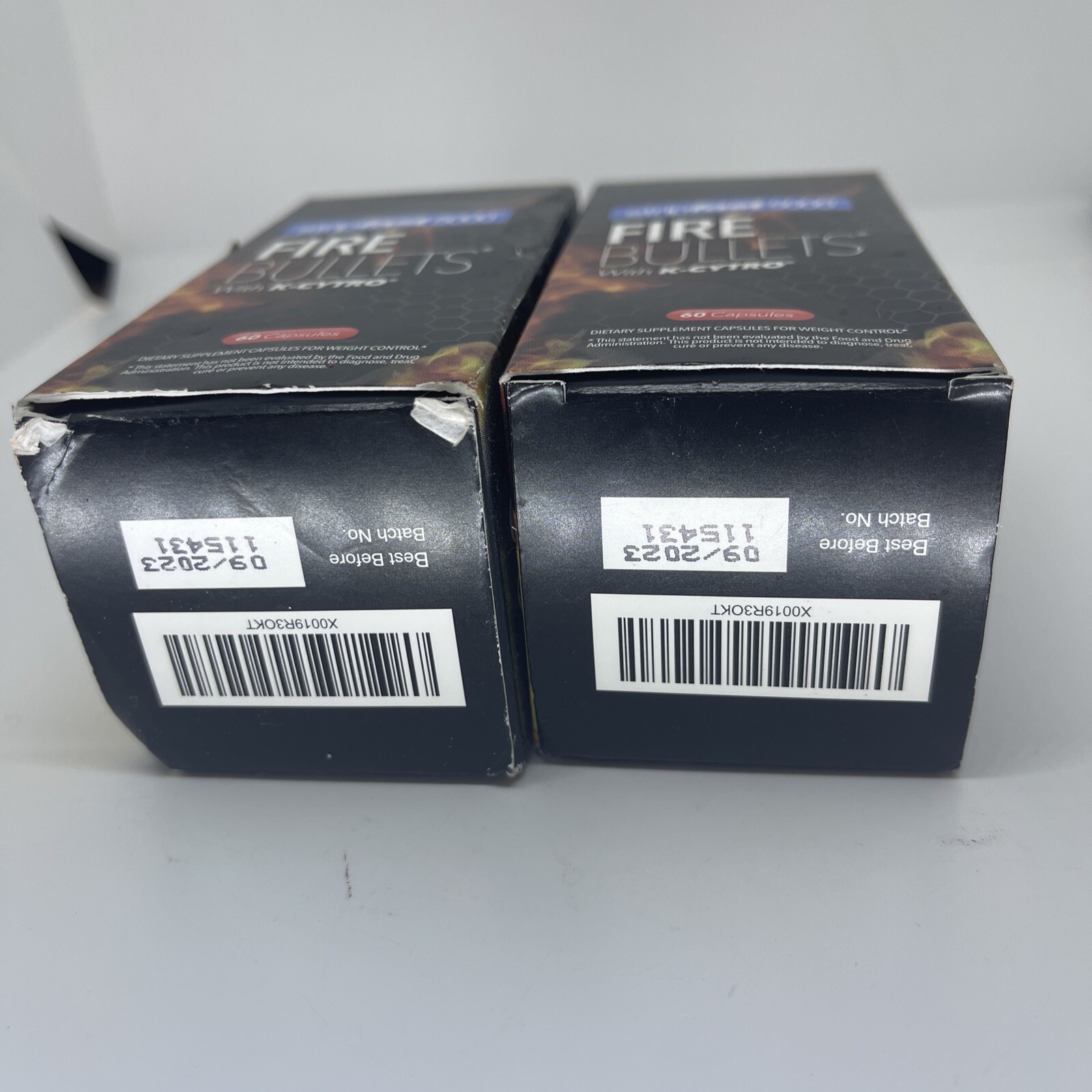 Exp 09/23 2 Bottles Stripfast strip fast 5000 Fire Bullets K-Cytro 60 Capsules