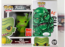 RICOU BROWNING signed Funko POP Sketched HAND PAINTED Creature Black Lagoon JSA RICOU BROWNING signed Funko POP Sketched HAND PAINTED Creature Black Lagoon JSA