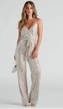 Sequin Jumpsuit Glamour