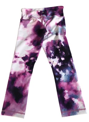 Lululemon Wunder Under Crop III Blooming Pixie Multi Crop Leggings Women Size 4