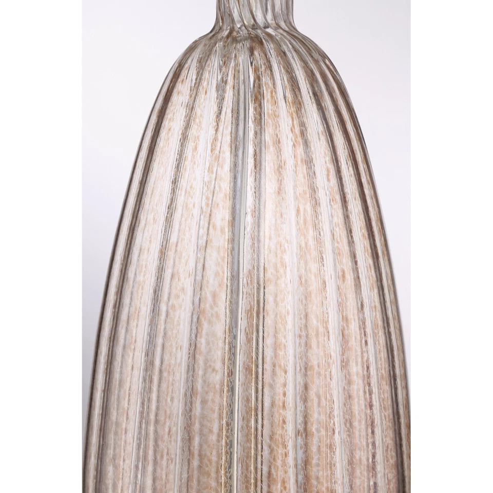 Quoizel Sandy 30,5 дюйма переходное стекло настольная лампа золотистый тканевый абажур Q2323T - Изображение 2 из 3