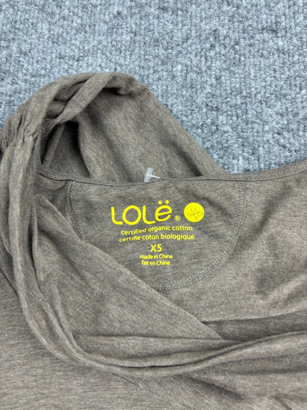 lole dress cowl neck long sleeve tunic 
