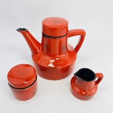 Zeller Keramik 4550 Keramik Kaffee Service Entwurf Georg Schmider 60er MCM