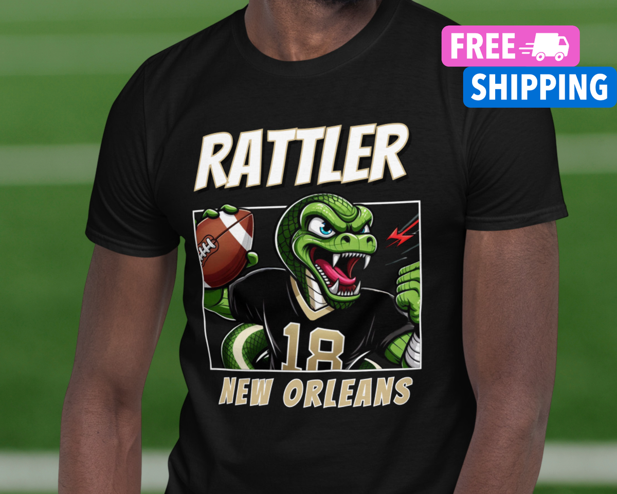 New Orleans Spencer Rattler Shirt Saints Football Rattlesnake
