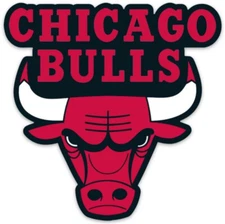 Chicago Bulls Logo - Die Cut All Weather Vinyl Sticker/Decal NBA Version 2