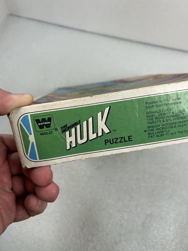 The Incredible Hulk Vintage 1982 Marvel Comics Whitman Puzzle 14" x 18" - Picture 11 of 16