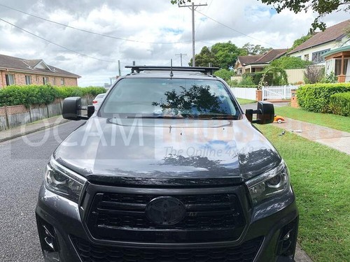 OCAM TM3 Towing Mirrors For Toyota Hilux N80 2015-Current, Black, Electric - Picture 4 of 12