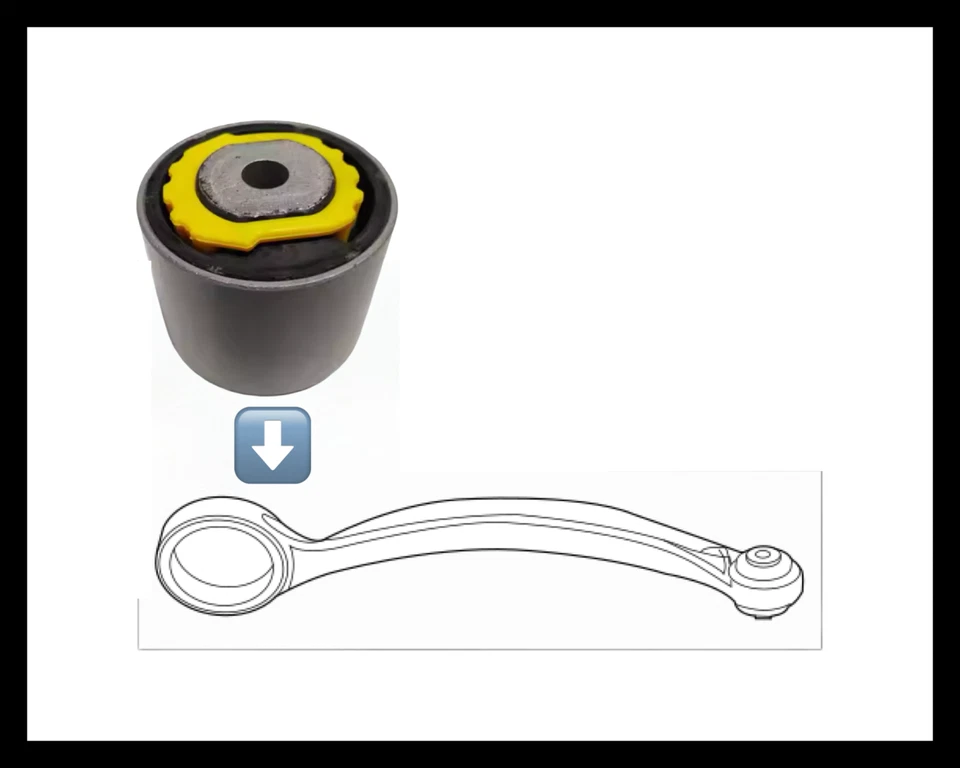 2 前置减压臂衬套适用于 JAGUAR 2011 - 2019 XJ 2009 - 2015 XF AWD 仅限 — 第 2/2 张图片