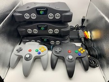 Nintendo64 N64 Black Console  Controller  Accessory Region Free Tested NUS-001