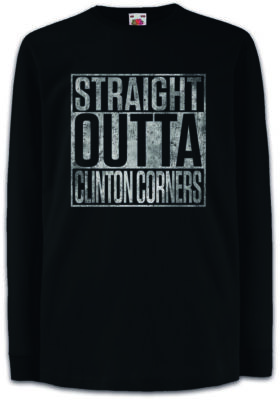 Straight Outta Clinton Corners Kinder Langarm T-Shirt Carter Sitcom Fun Country
