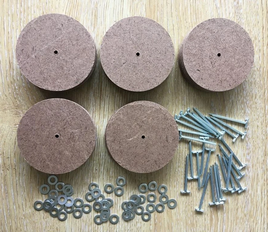 Spießstiftgelenke Teddybären Größen 21 mm 25 mm 30 mm 35 mm 44 mm 64 mm traditionell - Bild 2 von 4