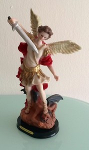 Holy Christian Catholic St. Michael Resin Statue Figurine religion gift 12