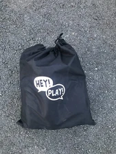 Hey! Play! Wooden Lawn Bowling Set Backyard Family Game