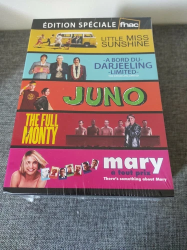 * COFFRET 5 DVD FNAC NEUF SOUS BLISTER JUNO THE FULL MONTY MARY A TOUT PRIX...