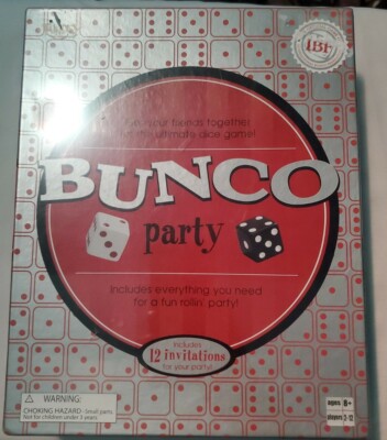 Bunco Party Ultimate Dice Game Fundex Family Party 2-12 Players New sealed.