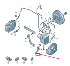 Flexible de frein Volkswagen SHARAN