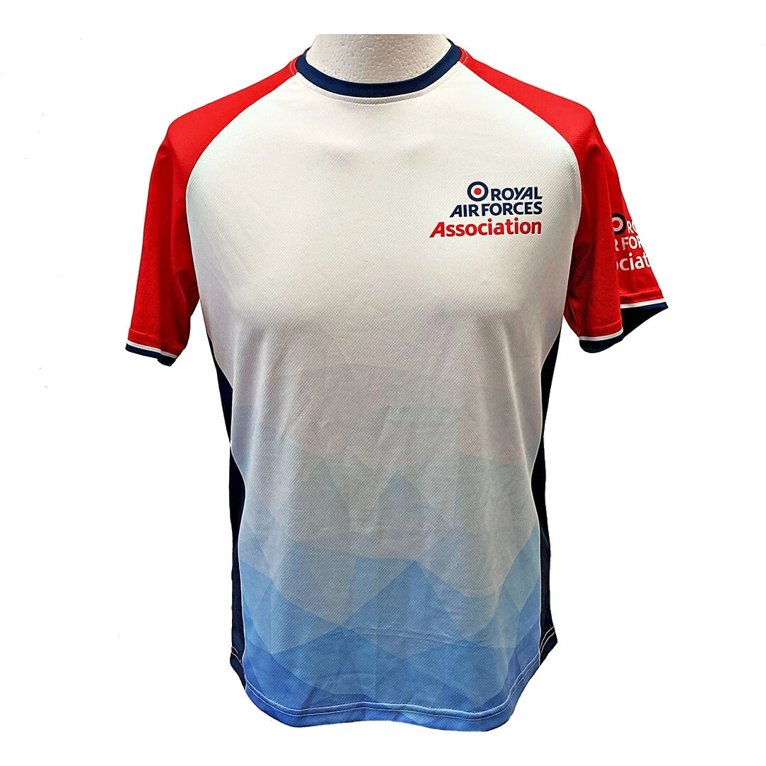 RAF Association t-shirt short sleeve track fitness athletic top RAFA