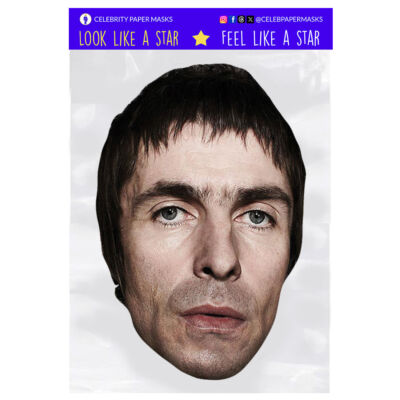 Liam Gallagher Maske Promi Gesichtsmasken Sänger Oase