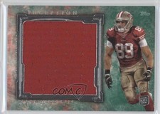 2013 Topps Inception Rookie Jumbo Relics Green 37/75 Vance McDonald #RJR-VM 0m0
