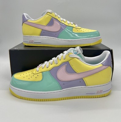 Men's 15 - Nike Nike Air Force 1 Low Easter 2026 Yellow Pulse Pink IQ9706-701