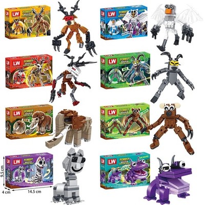 99 Nächte im Wald Halloween Custom Lego Minifigur Horror Spielzeug Minifigur 8