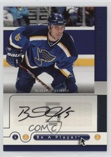 2005-06 Upper Deck Be a Player SP Signatures Barret Jackman #BJ Auto 1o1v