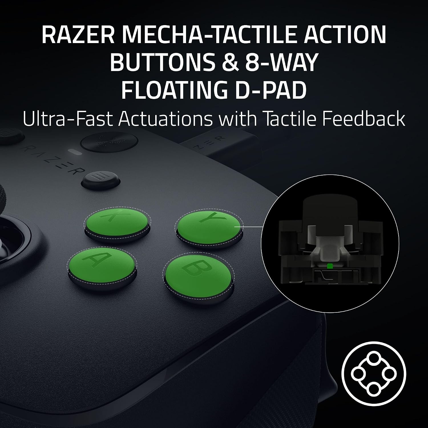 Controlador alámbrico Razer Wolverine V3 Tournament 8K para PC certificado reacondicionado, imagen 10