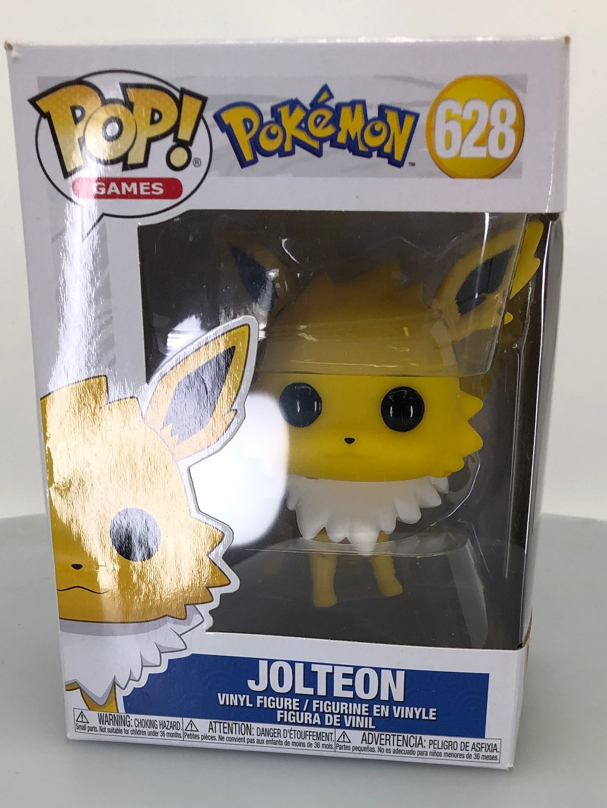 Funko Pop! Juegos Pokemon Jolteon #628 Figura Vinilo Caja Dañada Ver Fotos