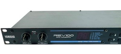 Yamaha REV100 Digital Reverberator Reverb Rack Effects Digital
