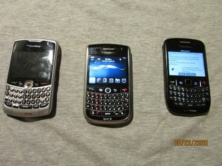 Vintage BlackBerry Phones Lot of 4