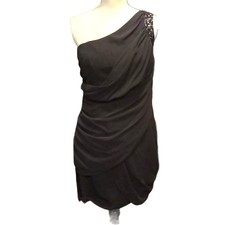 Aqua Little Black Dress Off the Shoulder Women’s Size 8 Cocktail Party Mini LBD