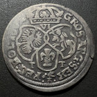 POLaND - Old Silver Coin "Szostak" - 6 Groshen 1662 John II Casimir Vasa * — photo 2