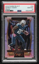 2016 Panini Select Concourse Silver Prizm Derrick Henry #22 PSA 10 GEM MT q2s