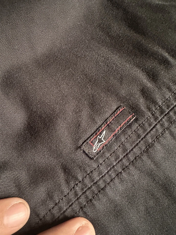 Alpinestars Men's Sportswear Zip Up Black Lined Jacket Size 2XL - Bild 2 von 4