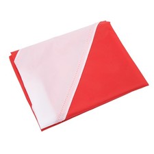 Red White Diving Flag Bright Colors 49x59cm Nylon Diver Down CU