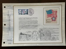 Document Philatélique A4  CEF 1976 bicentenaire indépendance Etats-Unis USA 1776
