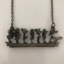 Seven Dwarfs Necklace Disney Nonbranded Unused Jewelry Gift