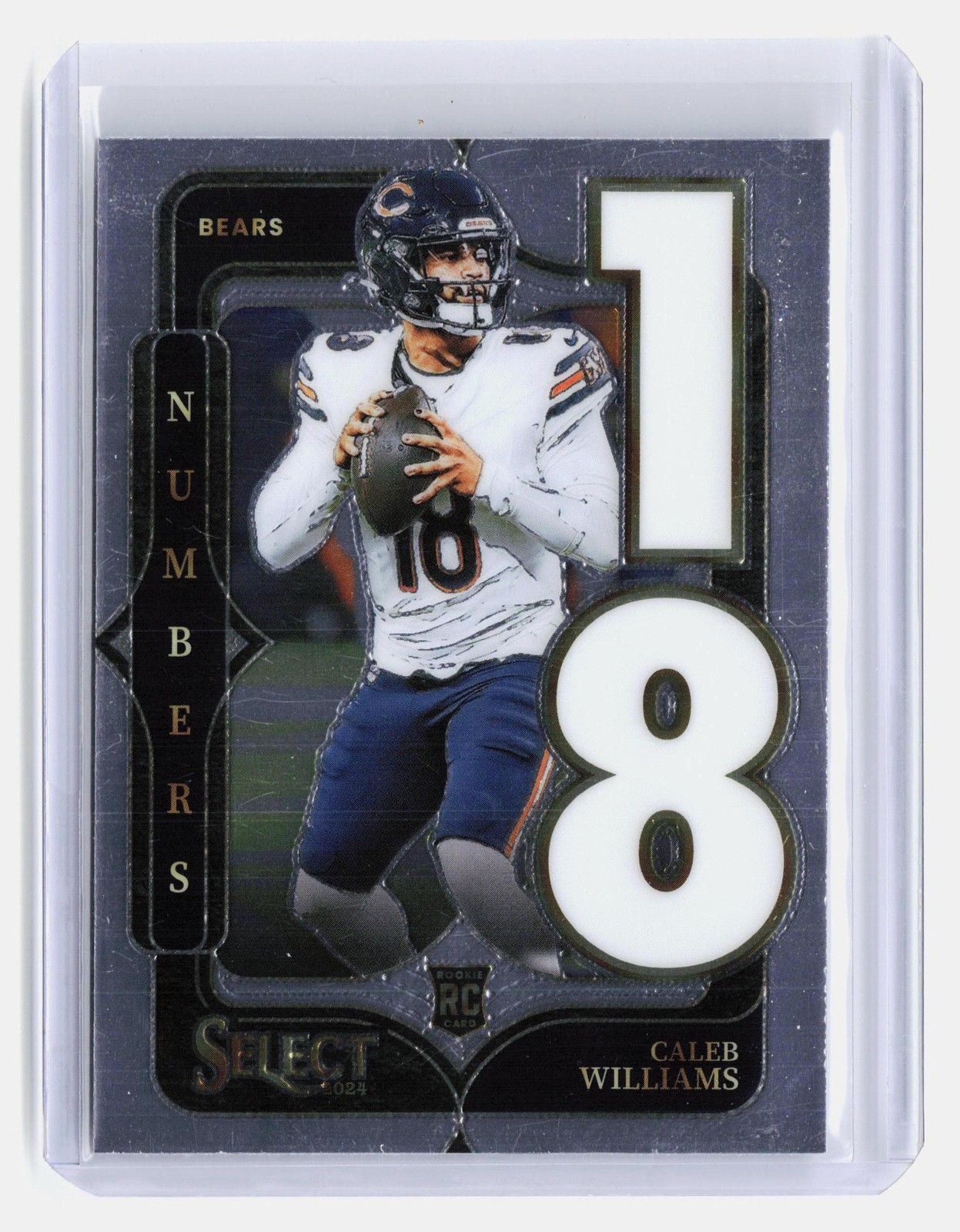 Caleb Williams 2024 Panini Select #19 Select Numbers