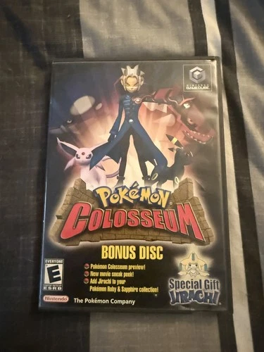 Nintendo GameCube - Pokemon Colosseum Bonus Jirachi Disc 2003 CIB