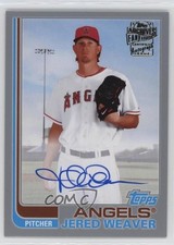 2021 Archives Fan Favorite 1982 Topps Silver /99 Jered Weaver #FFA-JW Auto 0xi8