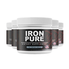  5-Pack Iron Pure Male Powder   IronPure Powder Supports Male Health