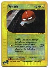 Voltorb 115/147 Common Aquapolis Pokemon Reverse Holo