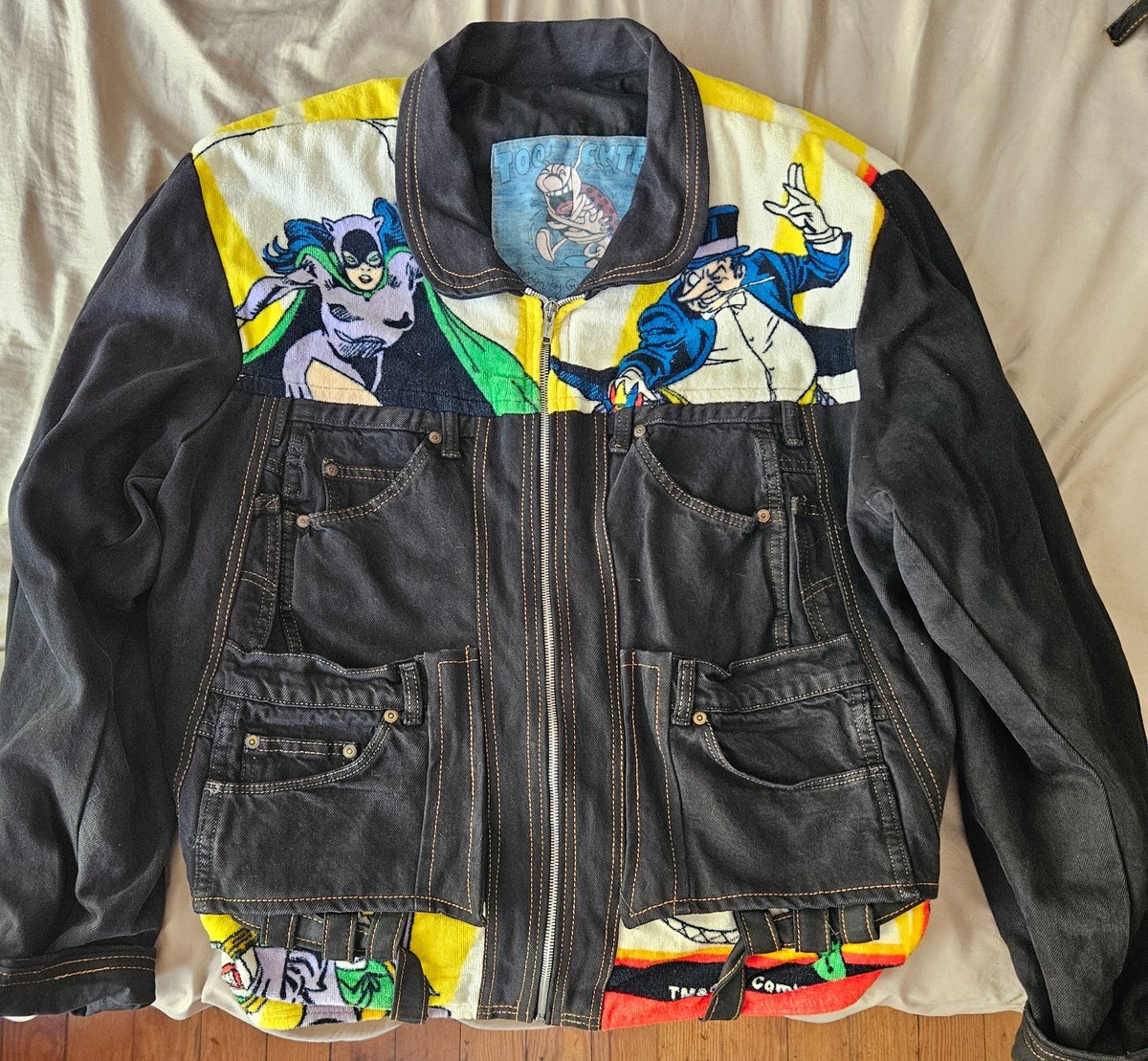 Rare 90s Vintage Levi's x Batman Denim Jacket - Too Cute by Guetta