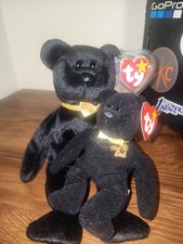 TY Beanie - The End - Millenium - Erin - Britannia the Bear RARE Paired Bundles