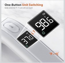 New iHealth Infrared Forehead Touchless Digital Thermometer No Touch PT2L  White