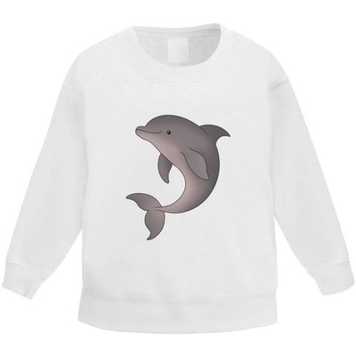 Kinder Sweatshirt / Pullover / Pulli ''Friendly Dolphin'' (KW051534)