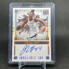 Jewell Loyd 2025 Panini Impeccable WNBA Indelible Ink Holo Silver Auto Aces 4/10