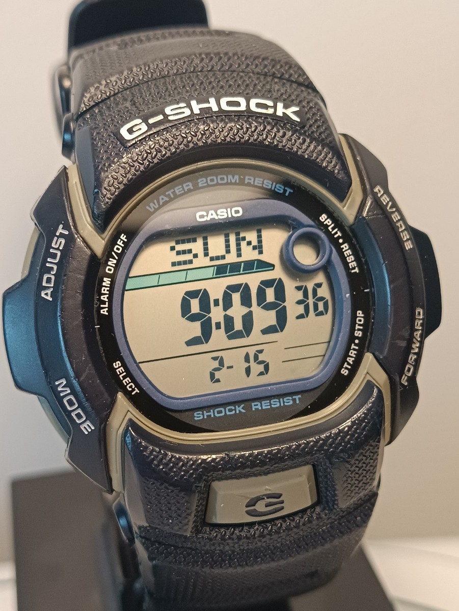 Casio G-shock G-7600 E-data Memory Mod 2957 Wr-200m Digital Quartz